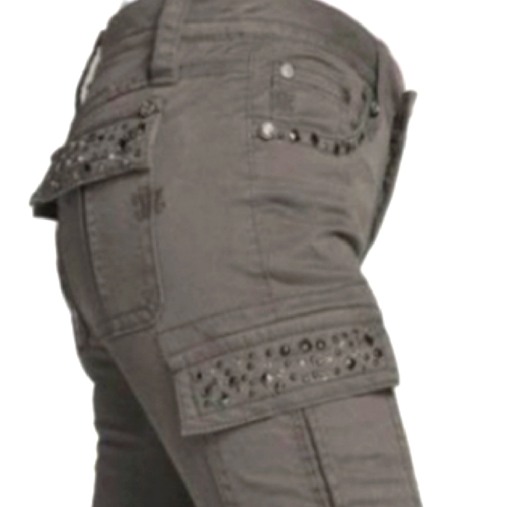 NWT Miss Me "Olive Cargo Skinny" Jeans